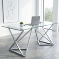 The Minimalist Glass Studio Desk